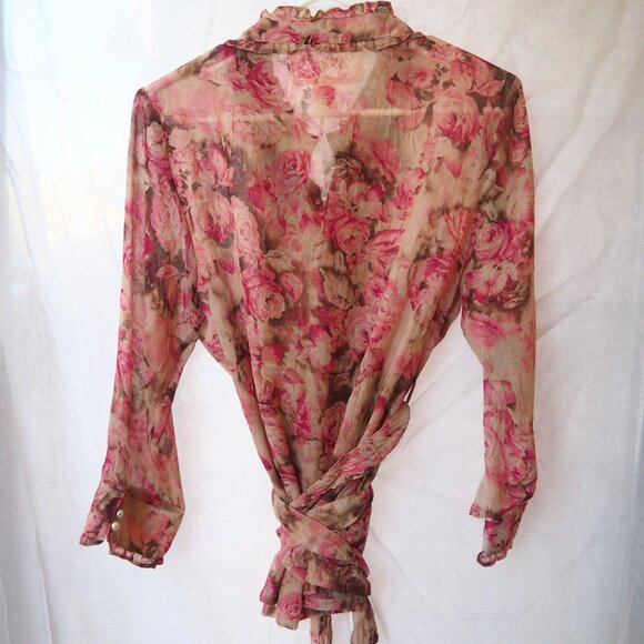 Nick & Mo Long Sleeve Floral Blouse - Picture 2 of 7